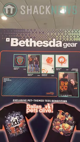 QuakeCon 25 Merch Booth Tour #quakecon #merch #convention #pcgaming #gaming