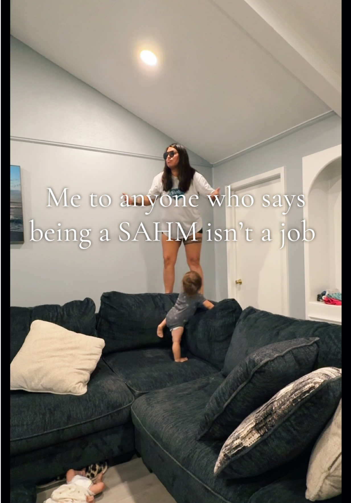 We can switch places and then tell me how you feel 😮‍💨 #sahmlife #fypage #momsover30 #MomsofTikTok #momhumor 