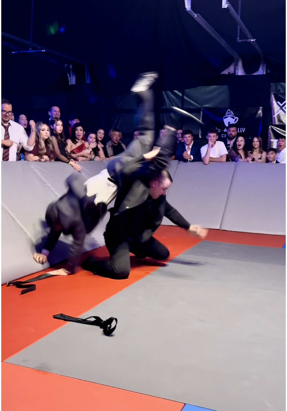 Brace for Impact.  This isn’t flow rolling—this is JWI. Control the descent or pay the price. #JohnWickInvitational #JWI #TakedownHighlight #SuitJitsu #GunJitsu #KnifeJitsu #JiuJitsu #GrapplingWithConsequences