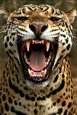 Hyper-realistic AI-generated vertical video of a stunning jaguar, the most powerful big cat in the Americas. Its golden fur is covered with distinctive black rosettes, glowing under the filtered jungle light. The jaguar locks eyes with the camera, its gaze intense and unyielding. Then, with a sudden burst of primal energy, it opens its massive jaws and unleashes a deep, thunderous roar that echoes through the rainforest canopy, silencing the surrounding wildlife. A raw and breathtaking moment capturing the true spirit of the apex predator of the jungle. #jaguar #bigcats #wildlife #nature #predator #rainforest #roar                       