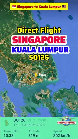 ✈ Singapore 🇸🇬 to Kuala Lumpur 🇲🇾 Flights – The Busiest Route in Southeast Asia ✈ The Singapore – Kuala Lumpur flight route is known as one of the busiest in the world, especially in Southeast Asia. This route is served daily by various well-known airlines such as Singapore Airlines, Malaysia Airlines, AirAsia, Scoot, and Batik Air. This flight covers a distance of approximately 300 km with an average flight time of 1 hour, connecting Changi International Airport (SIN) in Singapore and Kuala Lumpur International Airport (KUL) in Malaysia. The high frequency of flights on this route is a testament to the strong business, tourism, and cultural ties between the two countries. In this video, you'll see what it's like to fly on one of Asia's most popular air routes.  📍 Route: Singapore (SIN) → Kuala Lumpur (KUL) 🛫 Airlines serving: Singapore Airlines, Malaysia Airlines, AirAsia, Scoot, Batik Air ⏱ Flight duration: ± 1 hour 📏 Distance: ± 300 km #SingaporeKualaLumpur #BusiestFlights #SoutheastAsia #SingaporeAirlines #MalaysiaAirlines #AirAsia #Scoot 