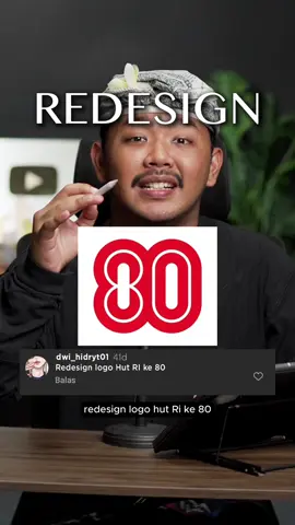HUT RI 80 Challenge Mendesain ulang logo HUT RI ke-80, versi SENIMAN BOCAH STUDIO ®, menuntut keseimbangan antara kesederhanaan visual dan kedalaman makna. Logo harus memadukan identitas nasional dengan estetika modern yang mudah diterima semua generasi. Tantangannya adalah membuat bentuk angka 80 yang tidak generik, tetap jelas terbaca, namun sarat filosofi. Selain itu, desain harus fleksibel untuk digunakan di berbagai media tanpa kehilangan esensi. Prosesnya melibatkan riset simbol nasional, eksplorasi bentuk, dan penyesuaian agar maknanya mudah dipahami publik, sekaligus menjaga kekuatan visual saat diaplikasikan pada ukuran dan format yang berbeda, baik cetak maupun digital. Solusi Solusi yang diambil adalah menggabungkan angka 80 dengan simbol bendera mengalir membentuk tanda tak hingga. Bentuk ini mencerminkan semangat perjuangan abadi dan persatuan bangsa. Garis yang terjalin menyerupai ukiran Nusantara, memperkuat identitas budaya, sementara alurnya dibuat dinamis untuk menunjukkan kemajuan. Warna merah dan putih dipertahankan sebagai identitas nasional dengan penataan yang modern. Proses desain melalui beberapa tahap: sketsa awal, penyederhanaan bentuk, uji keterbacaan, hingga penyusunan brand guideline. Pendekatan ini memastikan logo memiliki makna, mudah diingat, konsisten, dan adaptif untuk berbagai aplikasi media. #Senimanbocahlogo #trending #hutri80