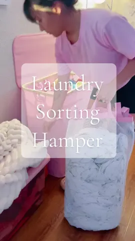 Because laundry day doesn’t have to be chaos. This 3-section sorting hamper keeps clothes organized from the start — lights, darks, and colors all in their place. More organized laundry means more time for the things (and people) you love🧺💛 #MomLifeHacks #LaundryMadeEasy #OrganizedHome #LaundryDay #HouseholdHacks 