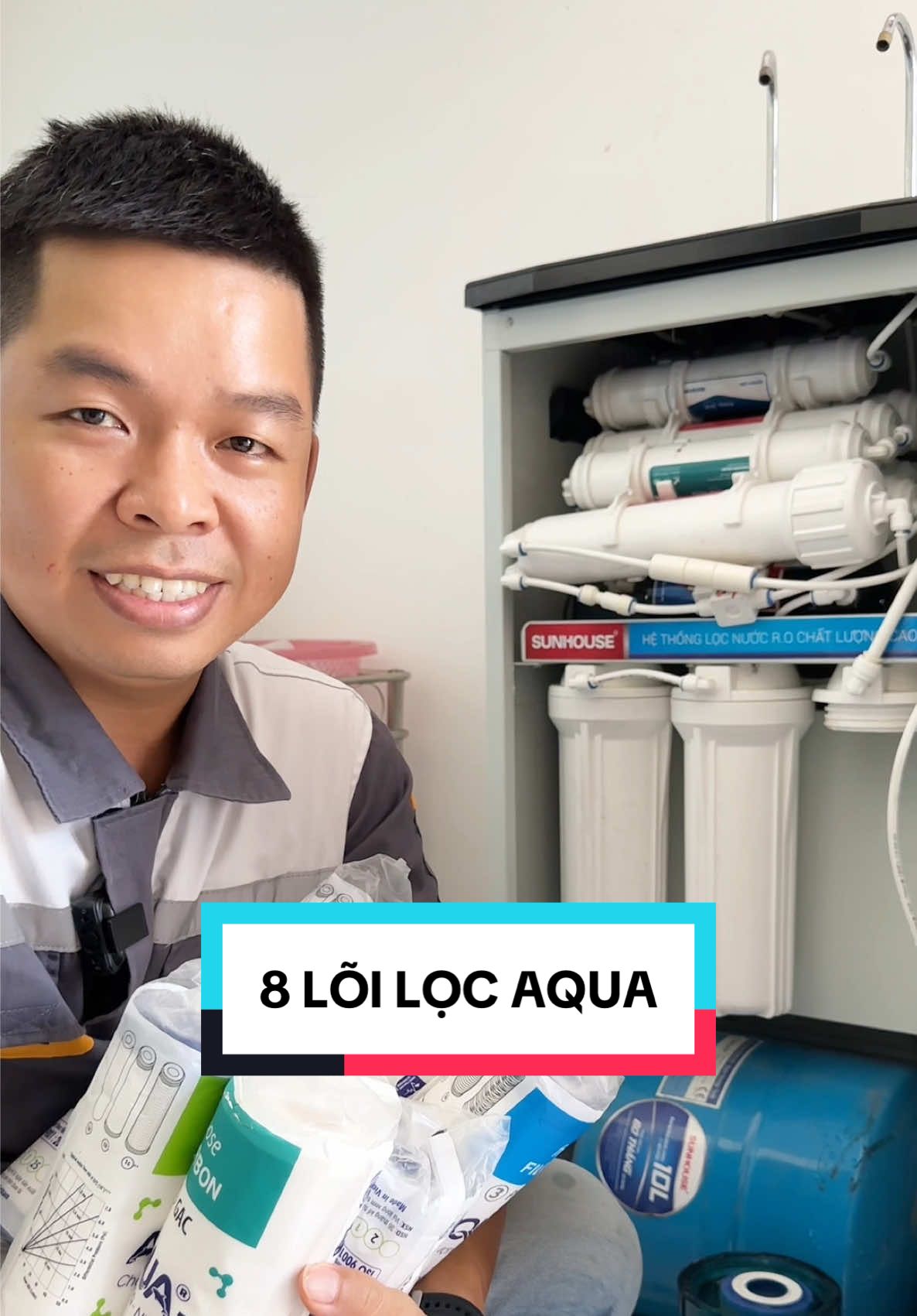 Combo 8 lõi lọc nước Aqua #nvty75 #loilocnuoc #maylocnuoc 