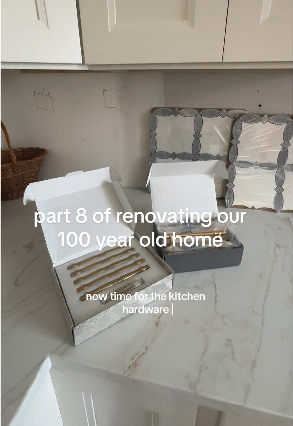 Which kitchen hardware option do you like more? Should I keep looking? I have searched every antique shop and hardware store in my area with no luck. So excited to get back into reno after a little break. I cant believe how much we still have to do but also cant believe how much we have gotten done! We are more and more in love with this hom by the day. #houserenovation #homerenovation #kitchenremodel #kitchenrenovation #kitchencabinets #oldhome #historichome 