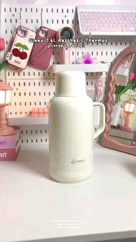 Gianxi 1.6L Aesthetics Thermos large capacity #thermos #thermosviral #thermosbottle #affordablethermos #aestheticthermos #largecapacitythermos #gianxi 
