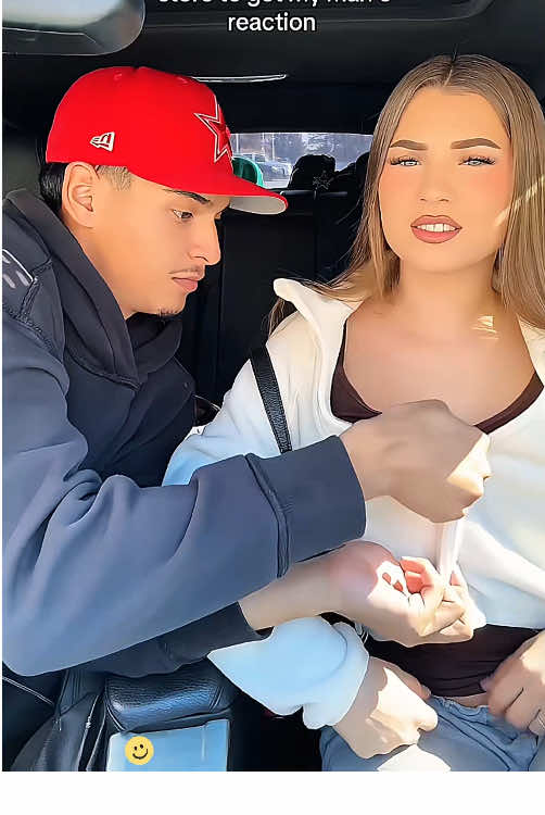 Unzippeing my jacket to see what my boyfriend does 🤣😂#funnyvideos #haha #fyp #usa #couple #coupleprank #tiktok #interesting #foryou #family #boyfriend #reaction #husband 