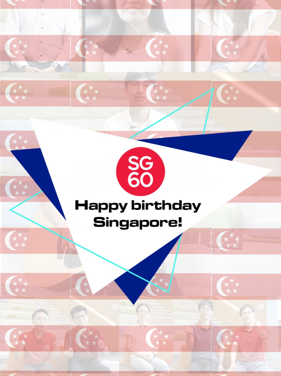 🎼🎶Arranged, performed, and harmonised by #teamDSO. We hope that everyone enjoyed our take on this chorus. Happy 60th Birthday Singapore! 🇸🇬 #SG60 #MajulahSingapura #NationalDay