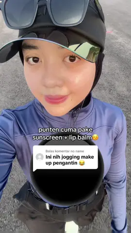Membalas @no name Allahumma barik✨ mau makeup ataupun tidak, aku cantik untuk diri aku sendiri💅 #lari #rungirl #run #makeuppengantin #jogging #pusdikpasusbatujajar #batujajar 