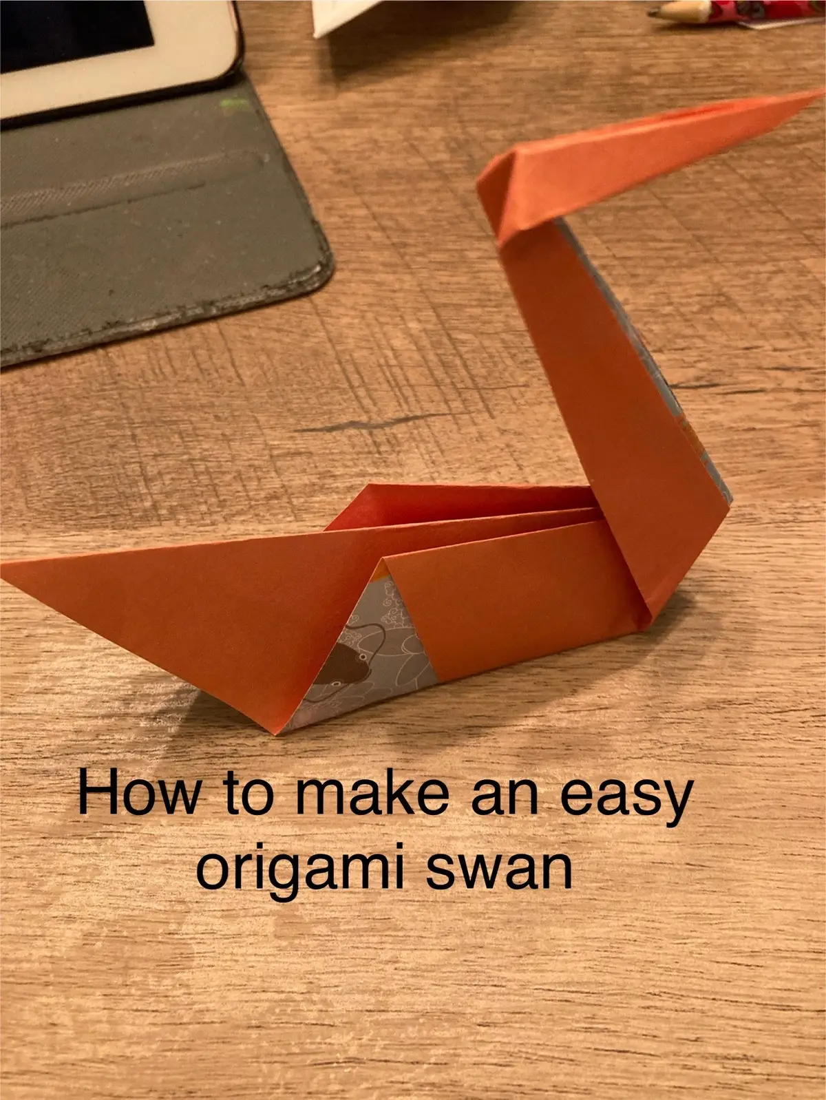 How to make an easy origami swan #paper #origami #tutorial #origamitutorial 