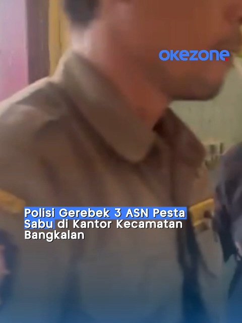 Satnarkoba Polres Bangkalan mengungkap aksi pesta narkoba yang melibatkan sejumlah ASN di Kantor Kecamatan Modung, Bangkalan, Jawa Timur. Kejadian ini berlangsung pada jam kerja! Enam orang berhasil diamankan, termasuk dua pengedar sabu dan barang bukti turut disita. Dua pengedar, NO dan WA, kini dalam penahanan, sementara empat tersangka lainnya diserahkan ke BNN Jawa Timur untuk rehabilitasi #okezone #okezonecom #viralvideo #asn