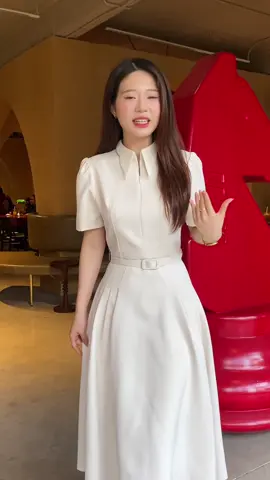 Váy dài đúng gu chị em công sở thích kín đáo và thanh lịch! #xuhuong #calie #thoitrangnu #trending 