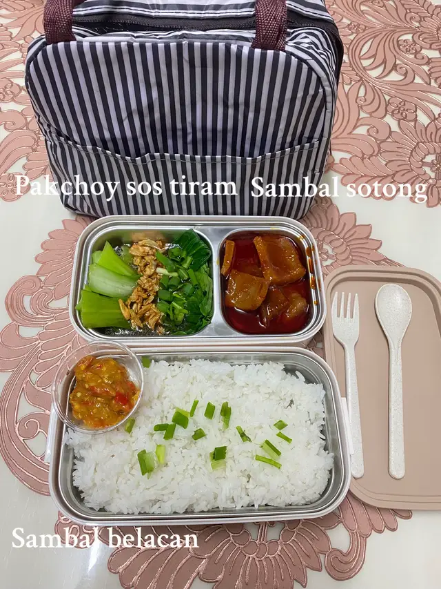 Siap kan bekal suami ke tempat kerja#bento#bekalsuami#bekalsimple