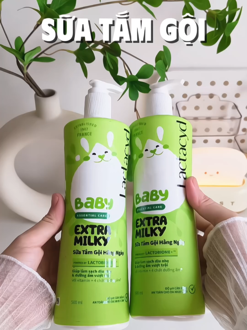Sữa tắm gội Lactacyd lành tính cho bé #mejerryvasoda #lactacydbaby #suatamgoichobe 