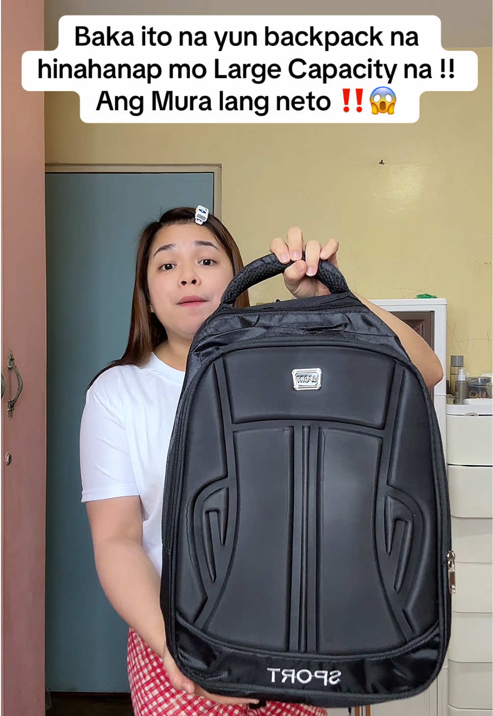 Ang ganda ng quality marami pa maiilagay na gamit tapos ang mura pa.  #largebackpack #backpack #travelbag 