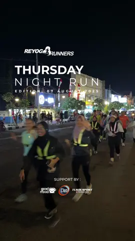 RECAP TNR (Thursday Night Run) 07 Agustus 2025. #Running #lari #komunitaslariponorogo #reyogrunners #ponorogo @GoodMood Coffee 