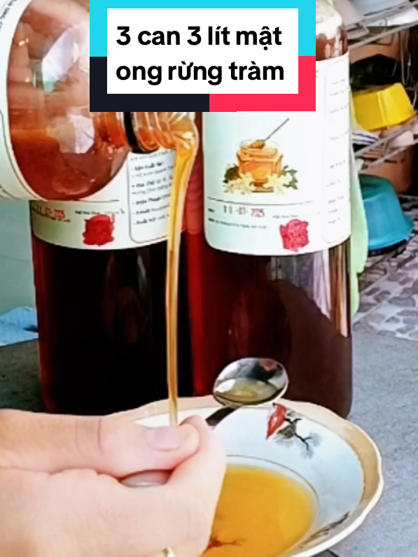 3 can 3 lít mật ong rừng tràm #muasam #matong #matongrung #matongnguyenchat #xuhuong #thinhhanh @Tập hóa Mẹ Bin @Tập hóa Mẹ Bin @Tập hóa Mẹ Bin 