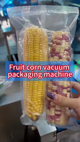 Do you know fruit corn vacuum packing machine?#packingmachine #packagingmachine #package #machine #factory #baggingmachine #packing #automaticmachine #foods #food #foodpackingmachine #foodpackaging #fruitcornvacuums #fruitcornvacuum