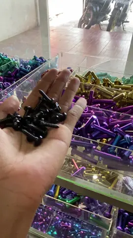 Baut body honda yamaha titanium black #promoguncang88 #gajiansale 