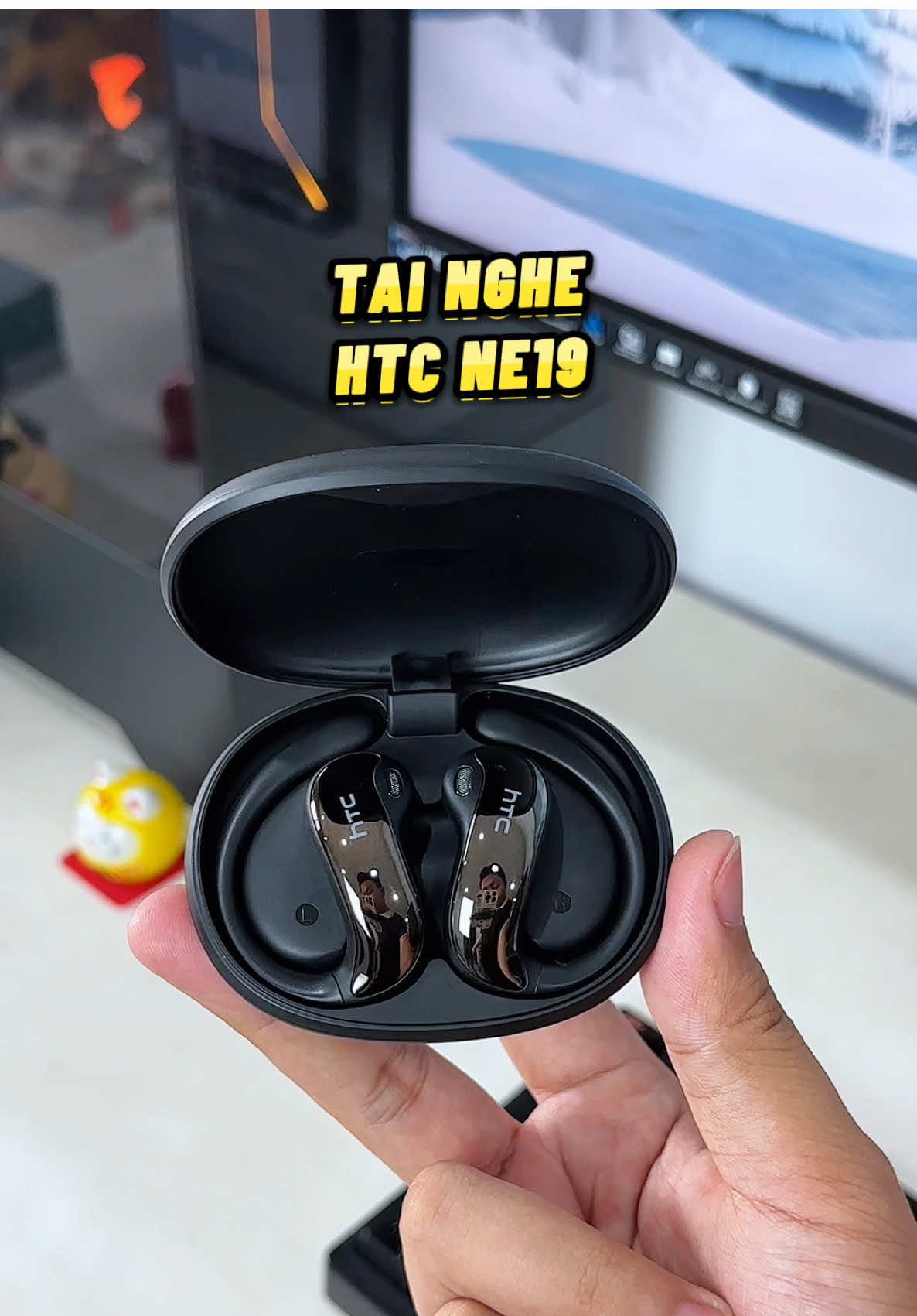 Tai nghe bluetooth phiên dịch HTC NE19 #viral #fyp #docongnghe #phukiendienthoai #tainghe #tainghebluetooth #tainghephiendich 