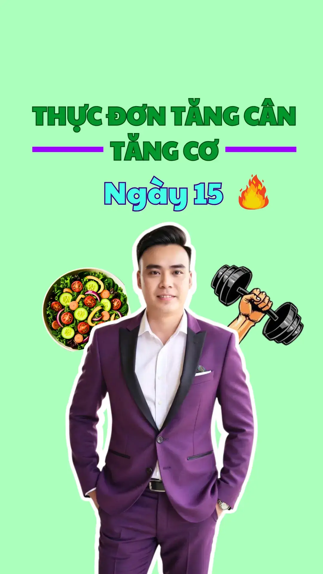 THỰC ĐƠN TĂNG CÂN - TĂNG CƠ NGÀY 15 #ngay15 #tăngcân #tăng cơ bắp #gym #buldking #lênxuhướng #thucdonkhoahoc #xhtiktok 