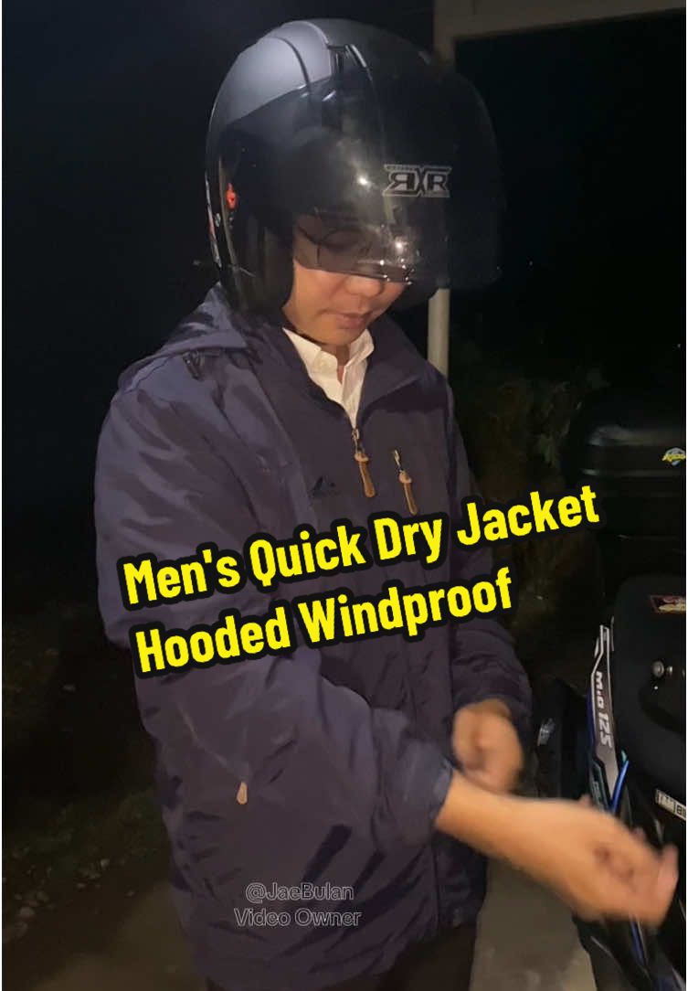 Solid ng Jacket nato lalo sa mga riders Quickdry and Windproof pa👌😎#jacket #windproof #hoodedjacket #quickdry #windbraker #motorcyclejacket 