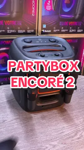 La JBL PartyBox Encore 2 llegó con TODO!🔊 Con 100W de potencia , luces que siguen el ritmo, 2 micrófonos para karaoke y hasta 15 h de batería  #jbl #partyboxencore2 #party #JBL #paratiiiiiiiiiiiiiiiiiiiiiiiiiiiiiii #basstest #blutoothspeaker 