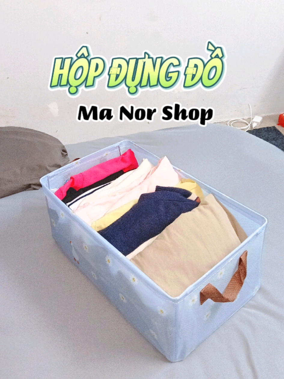 Hộp vải đựng đồ, quần áo có khung cố định chắc chắn🛍️ #hopvaidungquanao #dogiadung #hopvaidungdo #dogiadungtienich #xuhuongtiktok 