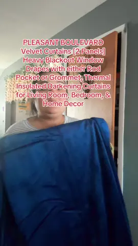 PLEASANT BOULEVARD Velvet Curtains [2 Panels] Heavy Blackout Window Drapes with either Rod Pocket or Grommet, Thermal Insulated Darkening Curtains for Living Room, Bedroom, & Home Decor