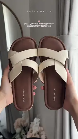 ✨💫 @BOSTANTEN.SHOES diskon 20k (terbatas)!  #bostanten #bostantenshoes #sandalflat #sandalbaru #sandalslopwanita 