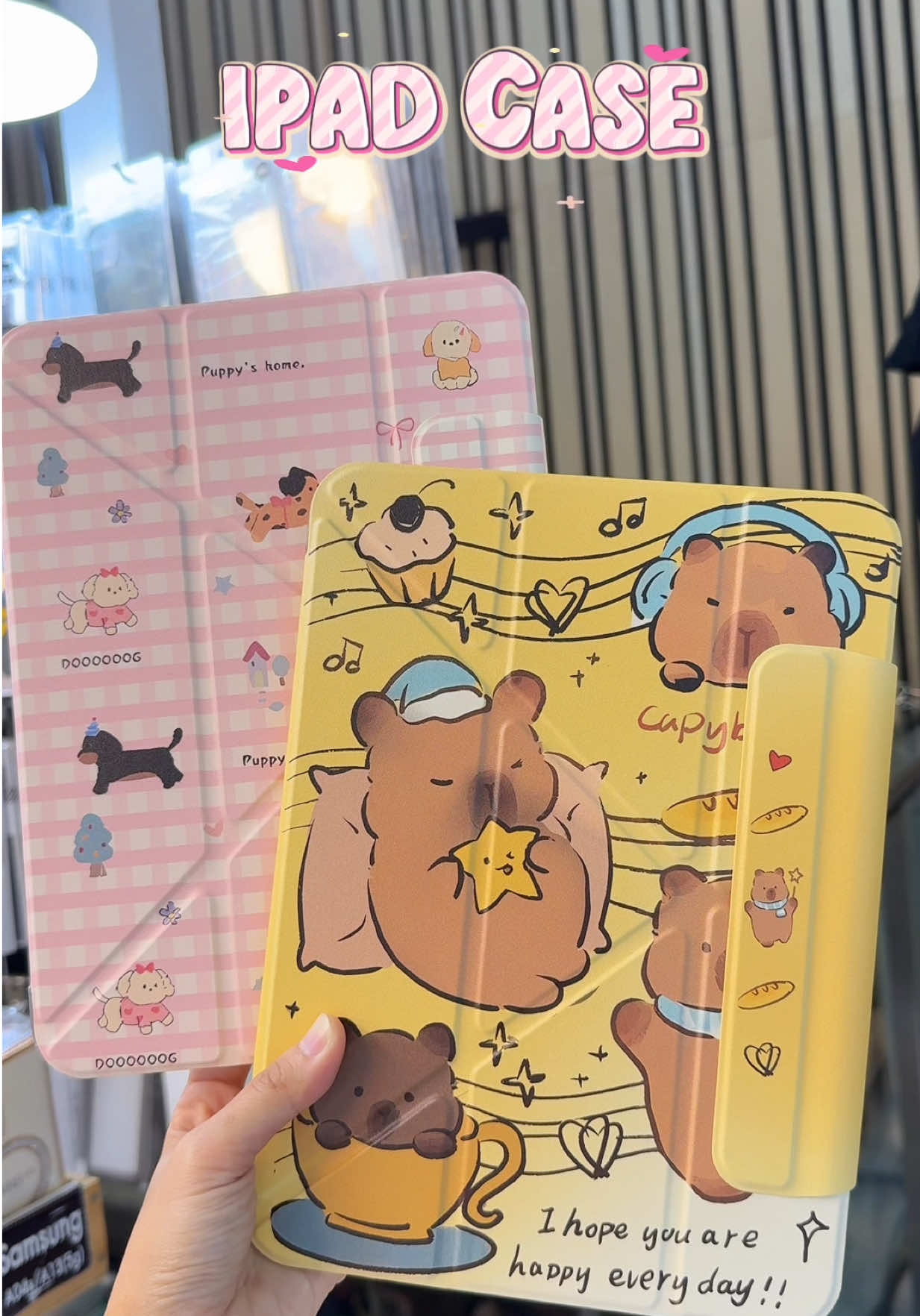 เคสไอแพดต้องน่ารักขนาดนี้มั้ยยยย ลายน่ารักมากกกกก ลายขายดี กันงอกันกระแทกได้ด้วย 🍒✨#ipad #ไอแพด #เคสไอแพด #เคสipad #เคสไอแพดมีที่เก็บปากกา #เคสไอแพดน่ารัก #เคสไอแพดกันกระแทก 