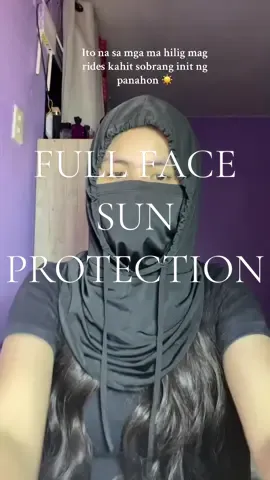 Ito na sulosyon sa laging nag momotor kahit sobrang init ng panahon! #essentials #uvprotection #motorcycle 