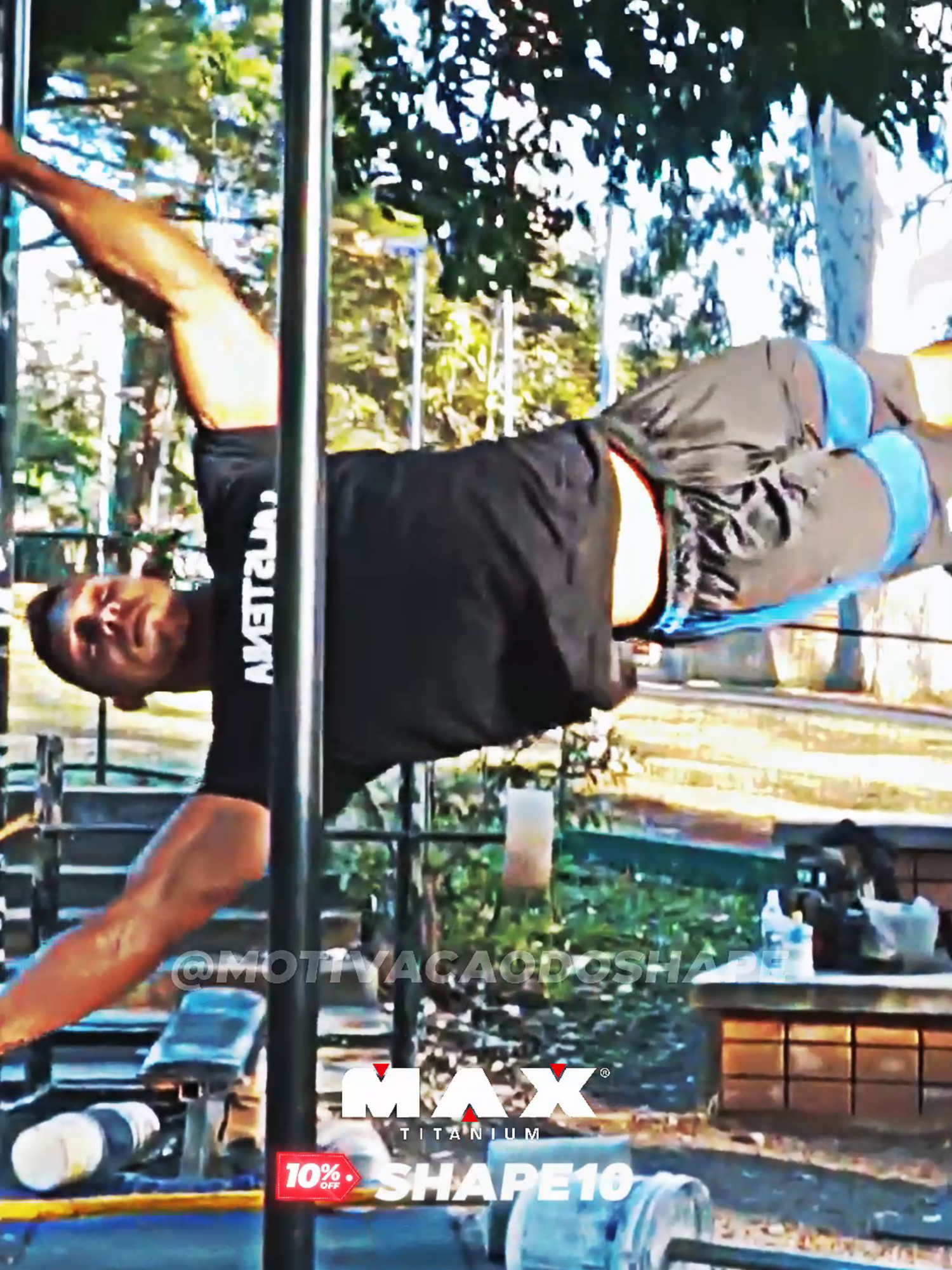 Ramon Dino bugou geral na calistenia! 😳💪  Ninguém esperava. E ele fez parecer fácil. 🔥 O primeiro passo não é a barra… é o cupom. 🏷️ Use o cupom: 