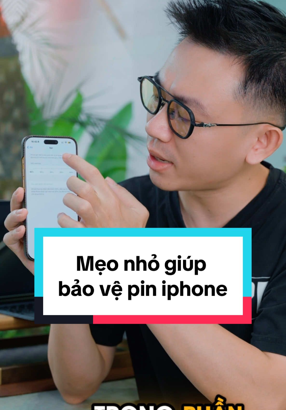 #LearnOnTikTok Quên cái trình tiết kiệm pin trên iPhone đi. Làm theo cách này của tôi là anh em không lo bị chai pin quá nhanh nữa #phucbo #thanhcongnghe #vulaci #tipsandtricks 