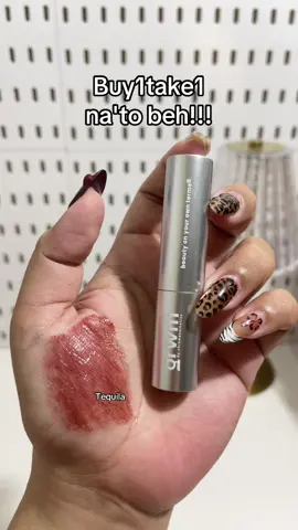 @GRWM Cosmetics Lip booze sheer balm! naka B1T1 naaaaaa!  #grwm #grwmcosmetics #grwmlipboozetequila #sheerlipbalm #fyp #grwmb1t1deals 