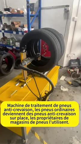L'entreprise s'est améliorée avec cette machine.#pneu #tireservice #car #machine #tyre #francais 