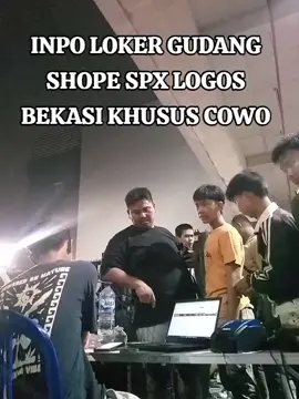 gass merapaatttttt buat para cowo tuleennnn🥳🥳🥳 #logos #gudang #spx #shopee #bekasiviral 
