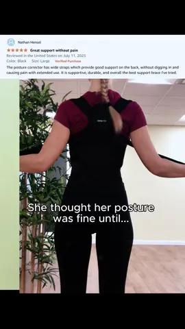 Time to fix your posture #posturecorrector #hunchback #backpain #backtoschool 