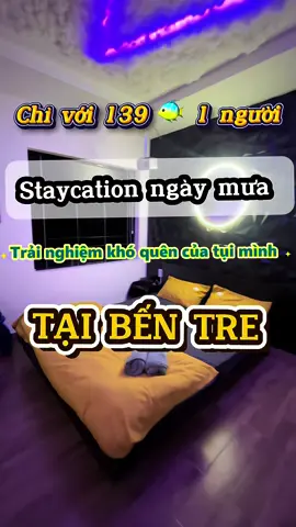 Mưa quá thì rủ em ny đi núp mưa ở đâu nhỉ 🥲 chương trình giảm 10% bên Home vẫn còn nhé 😍 #homestay #bentre71🌴🥥 #homestaybentre #staycation #ilovetiktok #tiectrongphong #xuhuong #xuhuongtiktok #bentre #xuhuong 