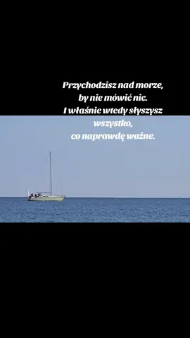 Nad morze nie idziesz po odpowiedź. Idziesz, żeby wreszcie przestać pytać. Bo fale mają dar uciszania tego, co w nas najgłośniejsze. 🌊⚓ #lovely #Billy #morze #Władysławowo #bałtyk #rejs #łódź #fale #nadmorzem #oceanvibes #sea #boat #waves #relaks #spokój #poezja #natura #travel #slowtravel #aesthetic #coastline #baltyk #polskiemorze #morze #morzebałtyckie #fyp #foryou #viral #tiktok #trending