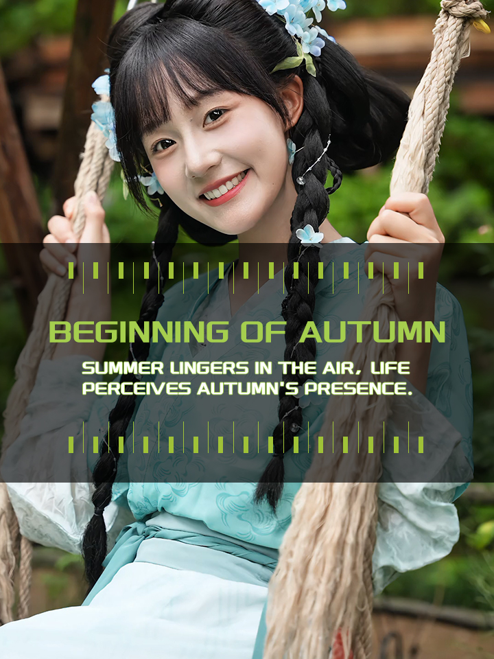 Summer lingers in the air, life perceives autumn's presence. On this Li Qiu day, may your heart be free of worries, and may you enjoy a beautiful autumn.#Zoomlion #24SolarTerms #BeginningOfAutumn #LiQiu #TraditionalCulture #AutumnSeason #ChineseCulture #Hanfu #AncientStyle #TraditionalChineseClothing #ChineseHeritage #Ruqun #TangDynasty #HanfuSummer #natureharmony #CulturalChina #VisionCreatesFuture #ConstructionMachinery #Excavator #AgriculturalMachinery