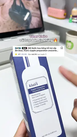Toner quốc dân Klairs #xuhuong #fyp #viral #klairs #toner #tonerklairs #thanhhuyen2605 