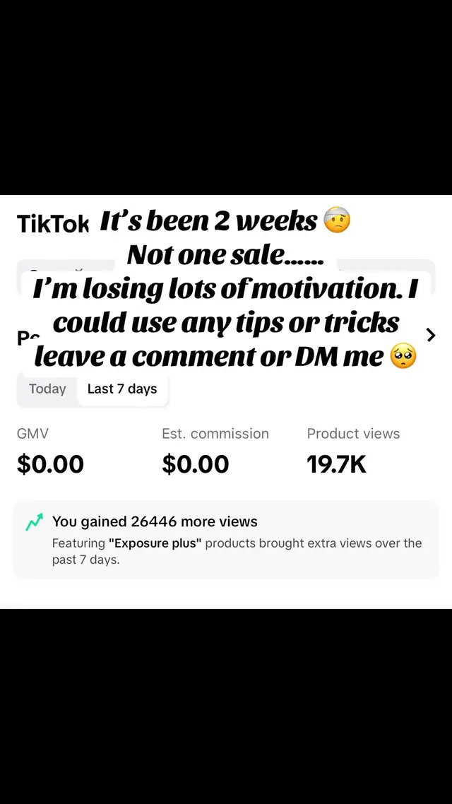 It’s been 2 weeks of consistent posting. I want to continue to stay faceless but don’t know if that is the reason why I’m not converting. I’m confused and thought I knew the tools to succeed but now I feel lost with this whole tik tok stuff again 🤷‍♂️ I could use any advice at this point. 