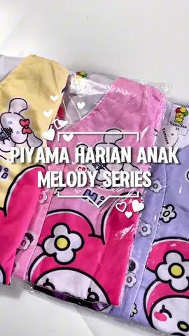 Piyama harian anak motif melody🥰 #PromoGuncang88 #sibulatofficial #fashionanak #bajuharian #setelananak #piyamaanak #piyamakekinian 