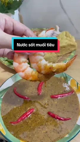 Ko phải muối tiêu mà là nước sốt muối tiêu nè #hoa_le88 #reviewfood #food #muoitieu #thichcay 