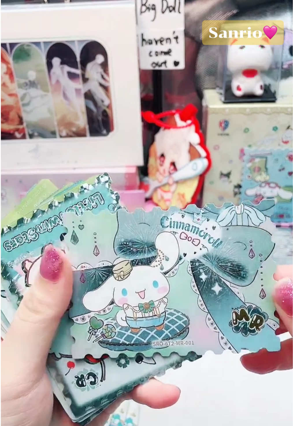 Sanrio family is coming～👧👭#tiktoklive #livehighlights #unboxing #anime #cards #unboxingvideo #sanrio #sanriocore #sanriogirl #sanrioaesthetic #sanriotiktok #sanriolover #sanriocharacters #sanriohaul 
