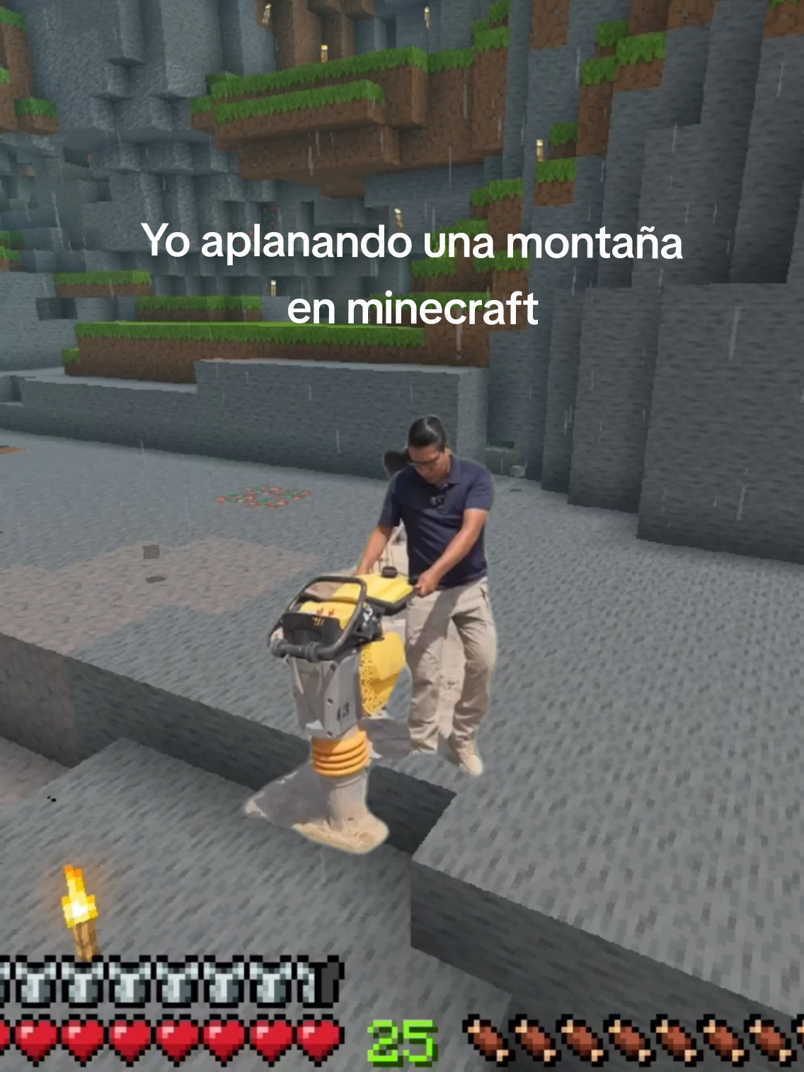Aplanando en Minecraft  #Minecraft #Meme #MemeCut #CapCut #arqui #juve3dstudio 