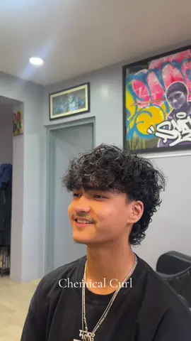 Hair Perm  #aestage #aestagestudio #barbernepal #barbershopnepal #barbershop #barbercourse #hairperm #hairwaves #curlyhair 