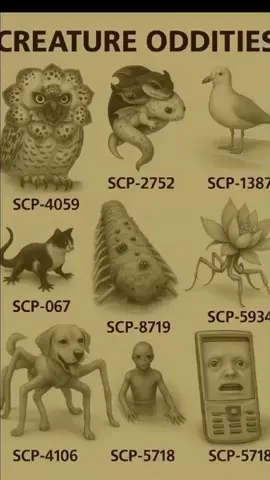 part.13 animal oddities #scp #scpmonsters #scpresearcher #scpfoundation #olebrandselect 