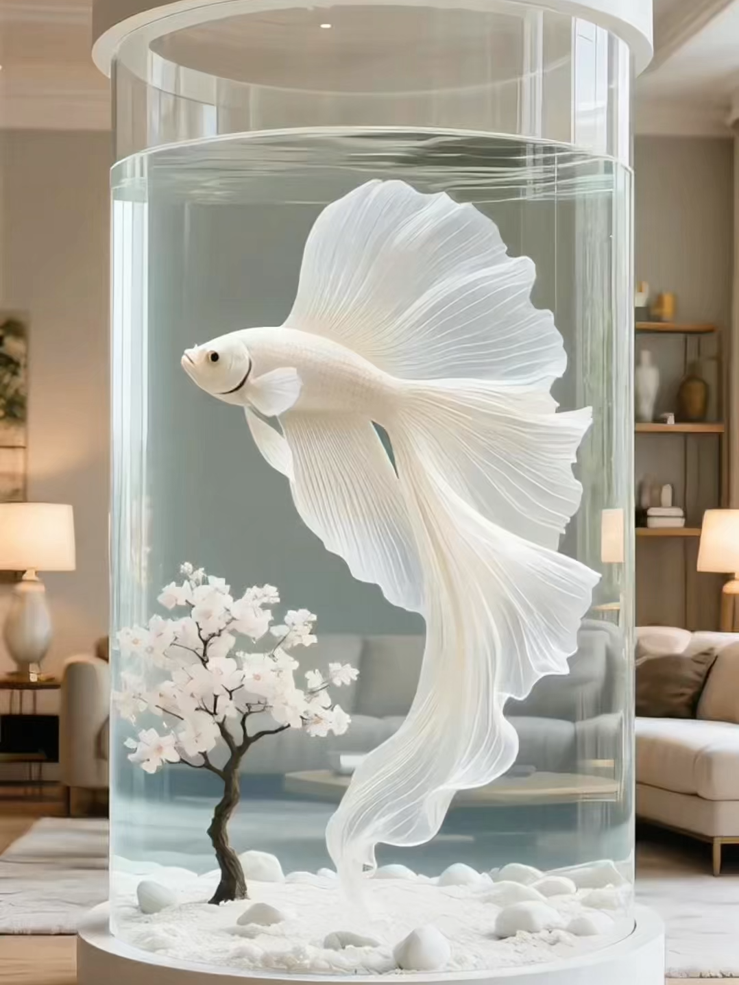 Một mình một cõi thong dong, Betta bơi lội, như rồng giữa mây